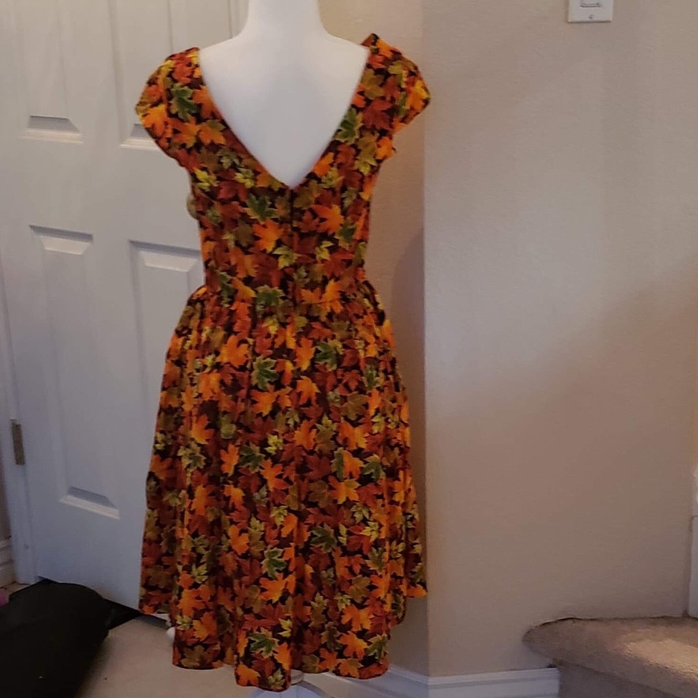 ModCloth Leaf Festvial A Line Dress In Maples - Picture 4 of 8